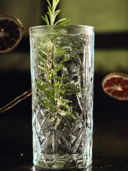 Água Aromatizada com Gengibre e Alecrim