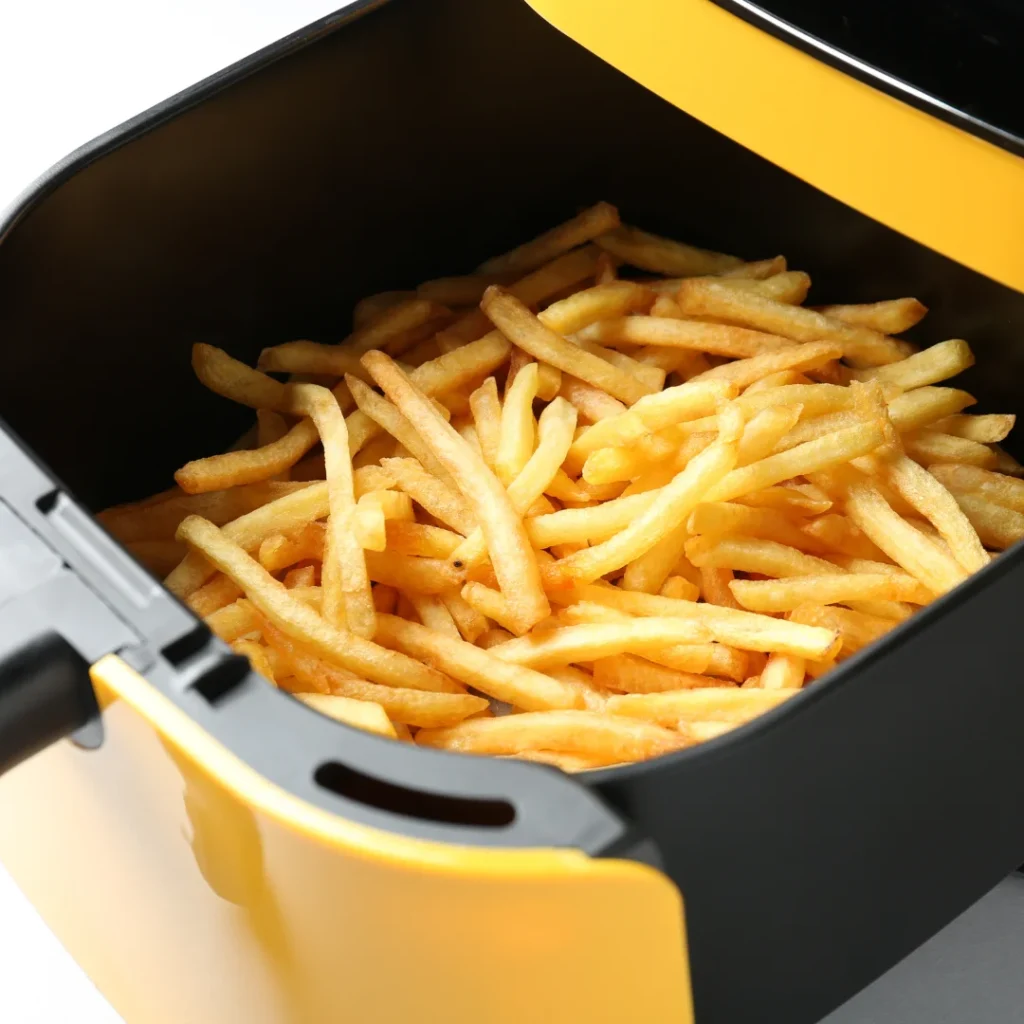 Batatas fritas douradas