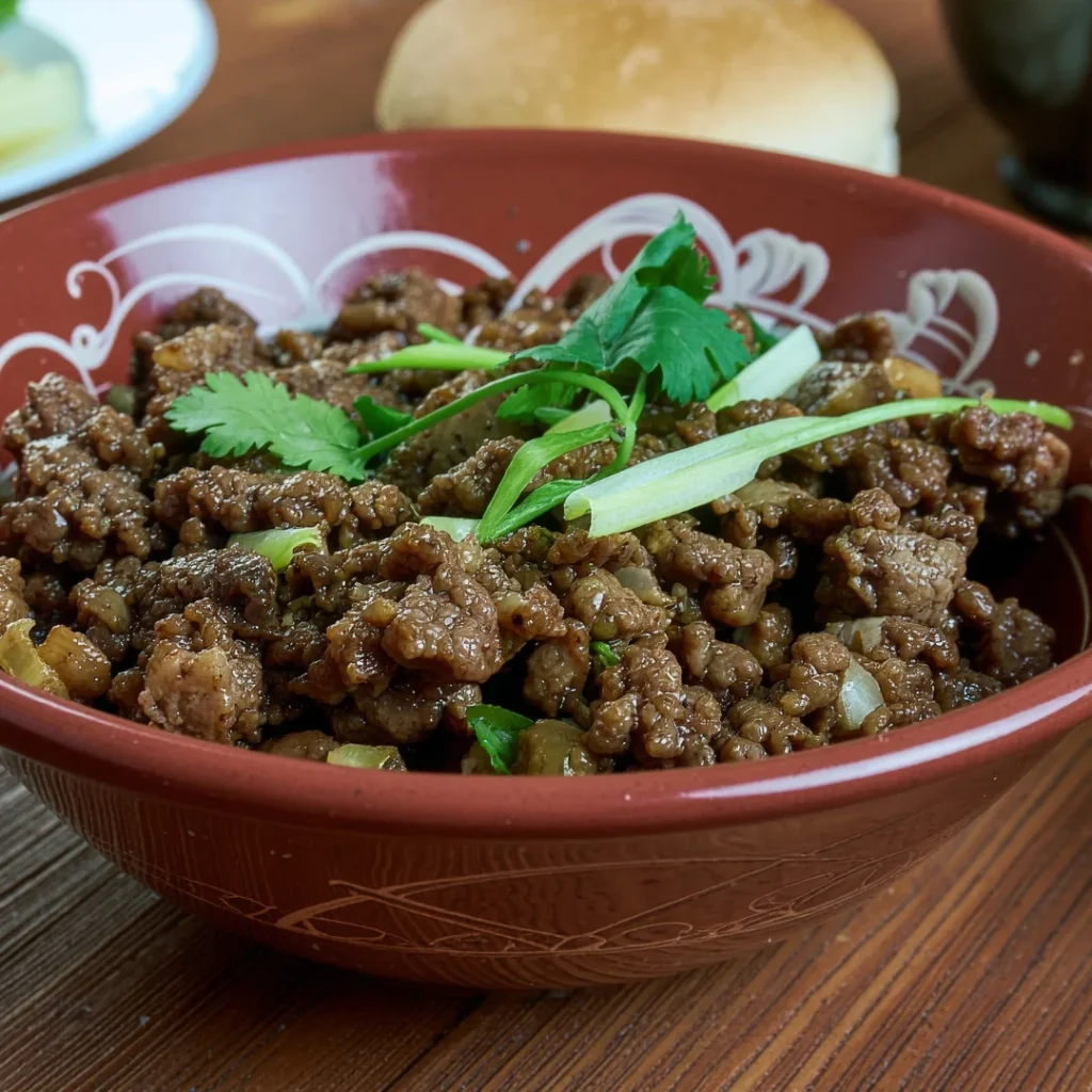 Carne Moída com Couve-Flor e Cenoura