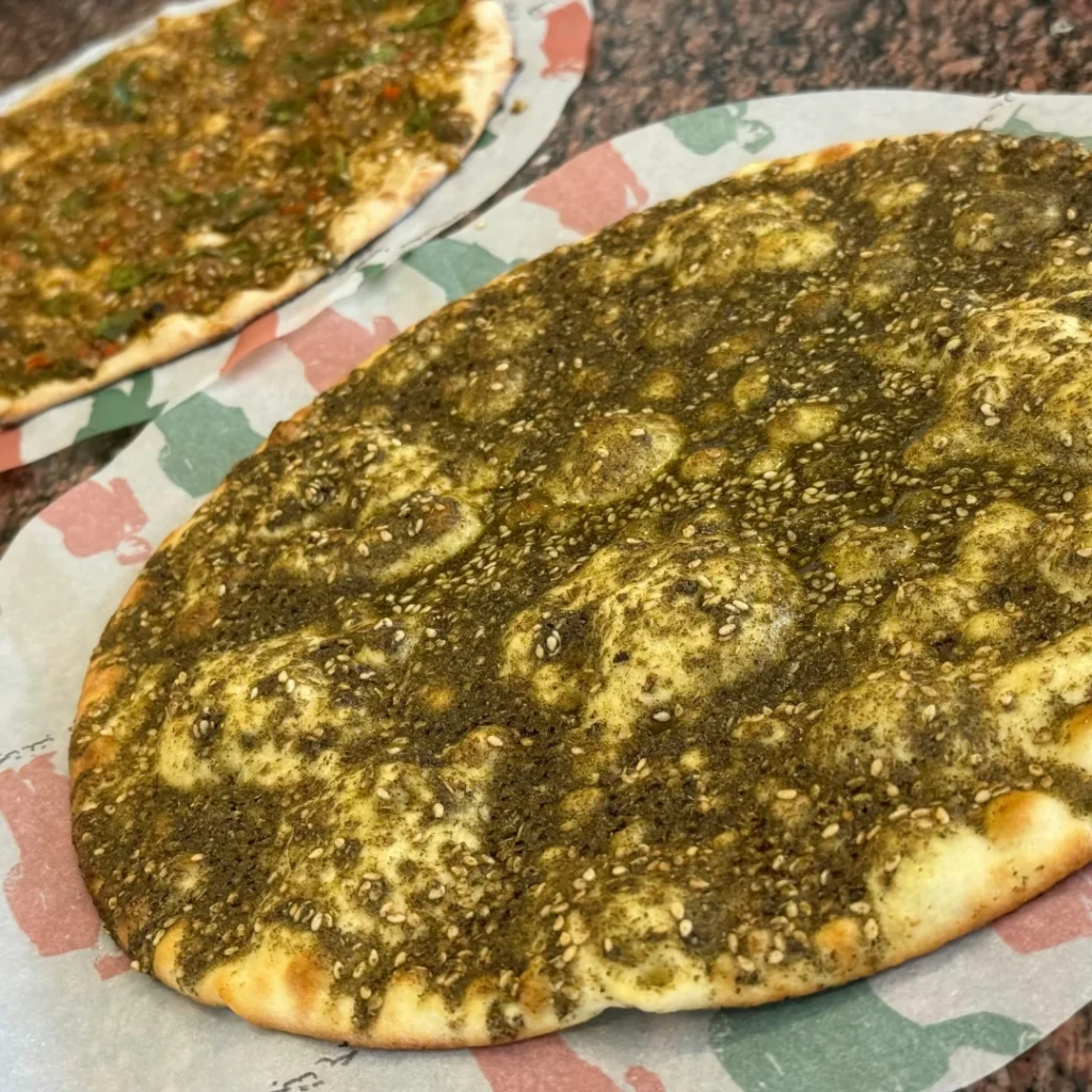 Pão Sírio com Zaatar