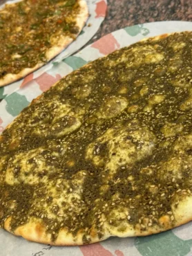 Pão Sírio com Zaatar