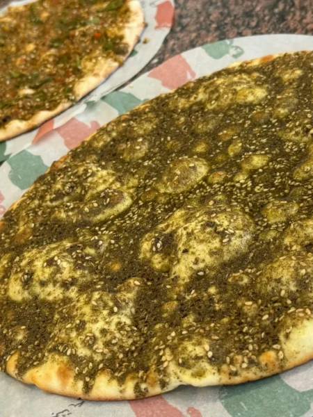 Pão Sírio com Zaatar