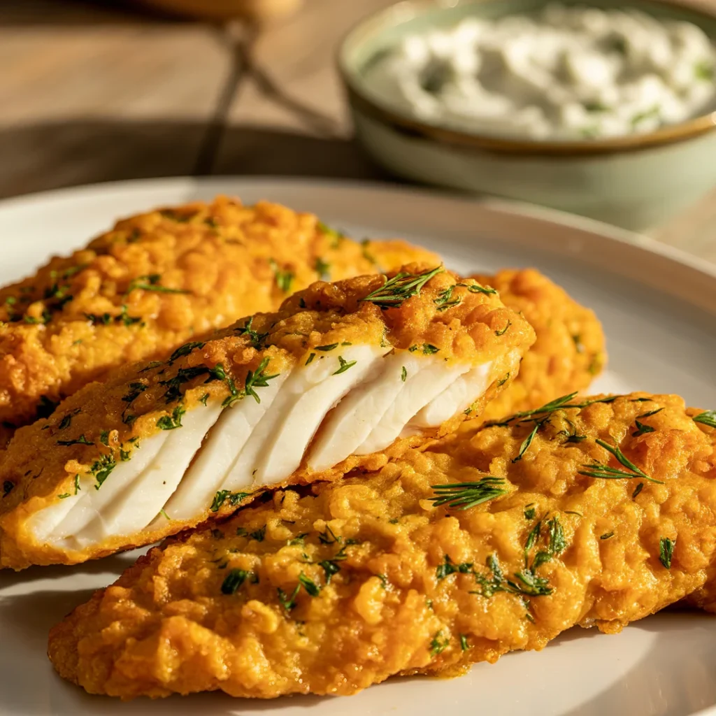 Pescada Branca com Alho Poró
