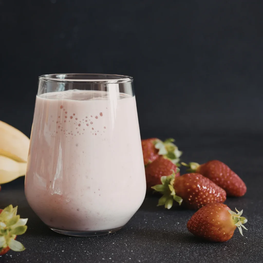 Smoothie ultra cremoso de Whey e frutas congelada