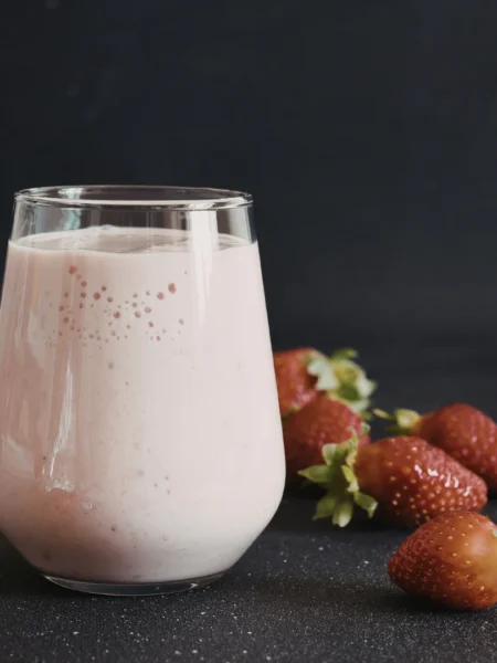 Smoothie ultra cremoso de Whey e frutas congelada