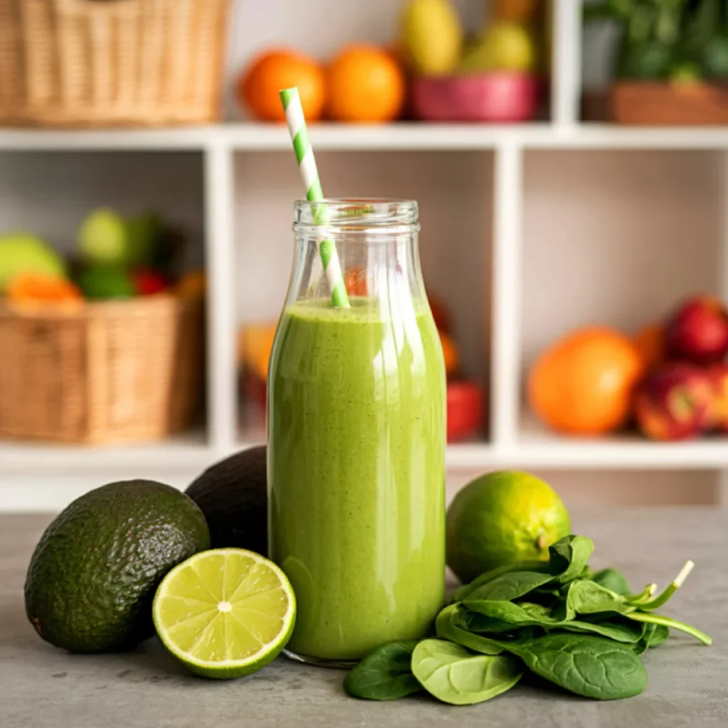 Vitamina de Abacate e Linhaça Dourada