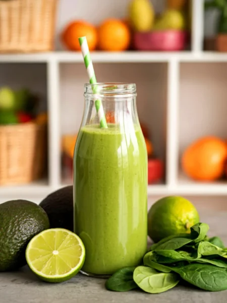Vitamina de Abacate e Linhaça Dourada